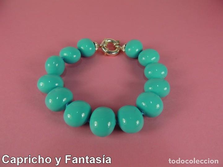 Joyeria: Pulsera de plata y turquesas n&ordm; J25265 - Foto 2