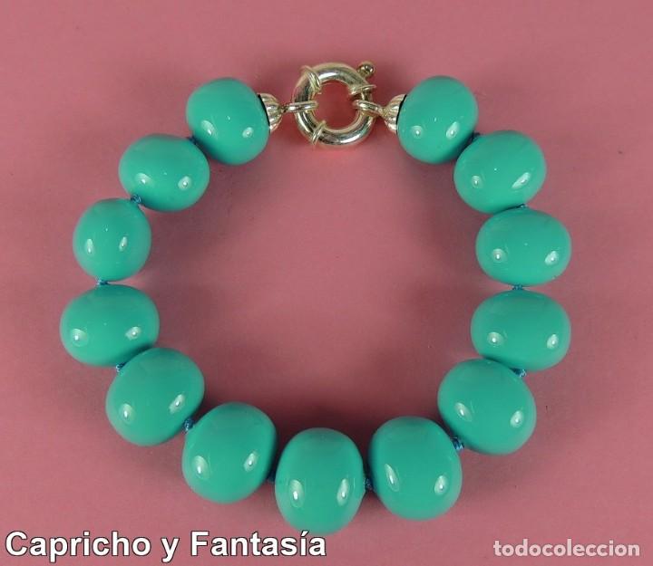 Joyeria: Pulsera de plata y turquesas n&ordm; J25265 - Foto 3