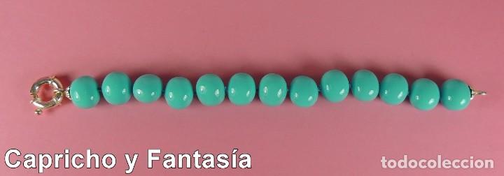 Joyeria: Pulsera de plata y turquesas n&ordm; J25265 - Foto 4