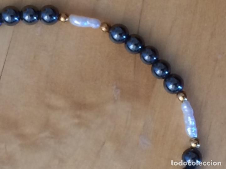 Joyeria: PULSERA DE HEMATITES Y PERLAS - Foto 2