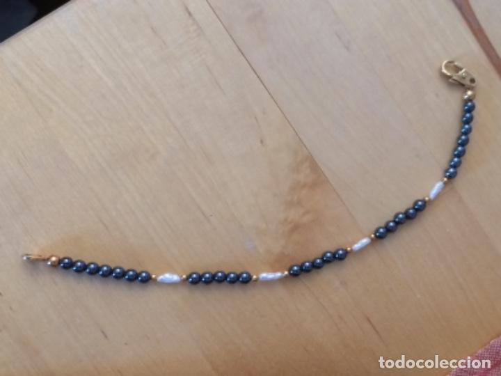 Joyeria: PULSERA DE HEMATITES Y PERLAS - Foto 3