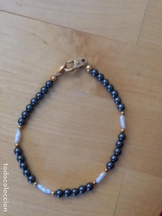 Joyeria: PULSERA DE HEMATITES Y PERLAS - Foto 1