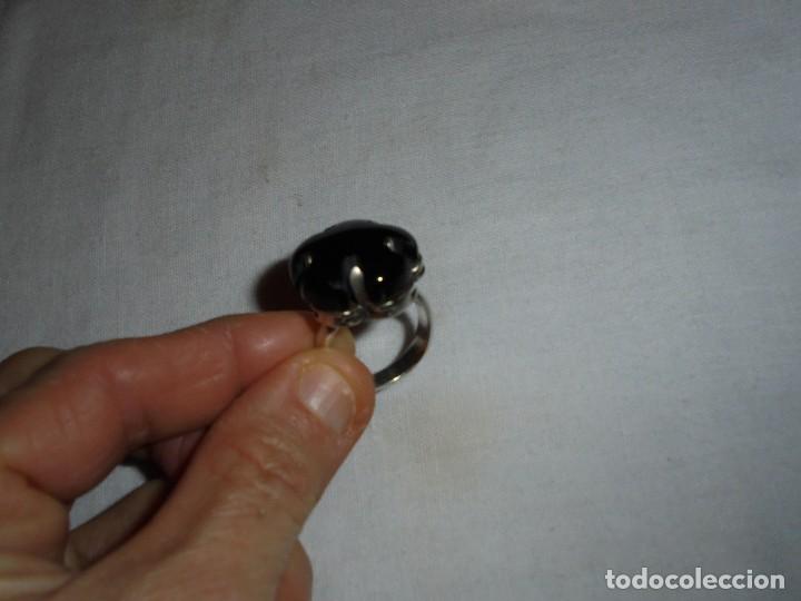 Joyeria: ANILLO DE PLATA CON PIEDRA NEGRA - Foto 2