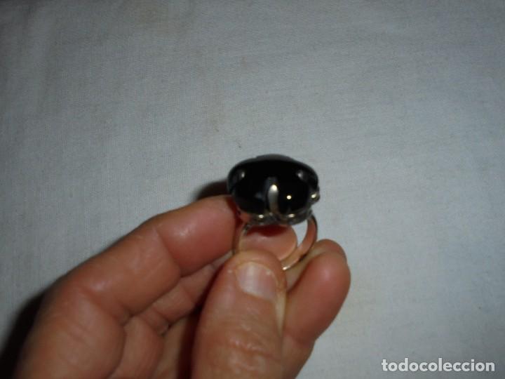 Joyeria: ANILLO DE PLATA CON PIEDRA NEGRA - Foto 3