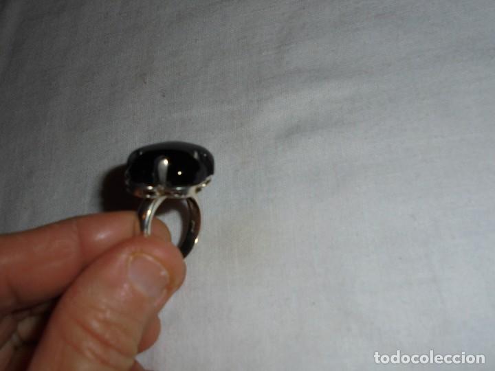 Joyeria: ANILLO DE PLATA CON PIEDRA NEGRA - Foto 6