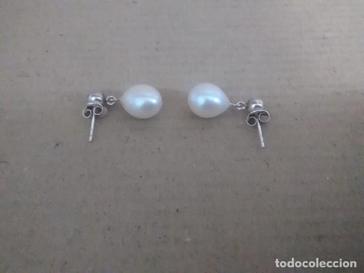 Joyeria: Pendientes plata y perlas - Foto 3
