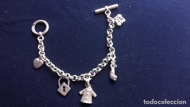 Joyeria: Pulsera plata con colgantes - Foto 2