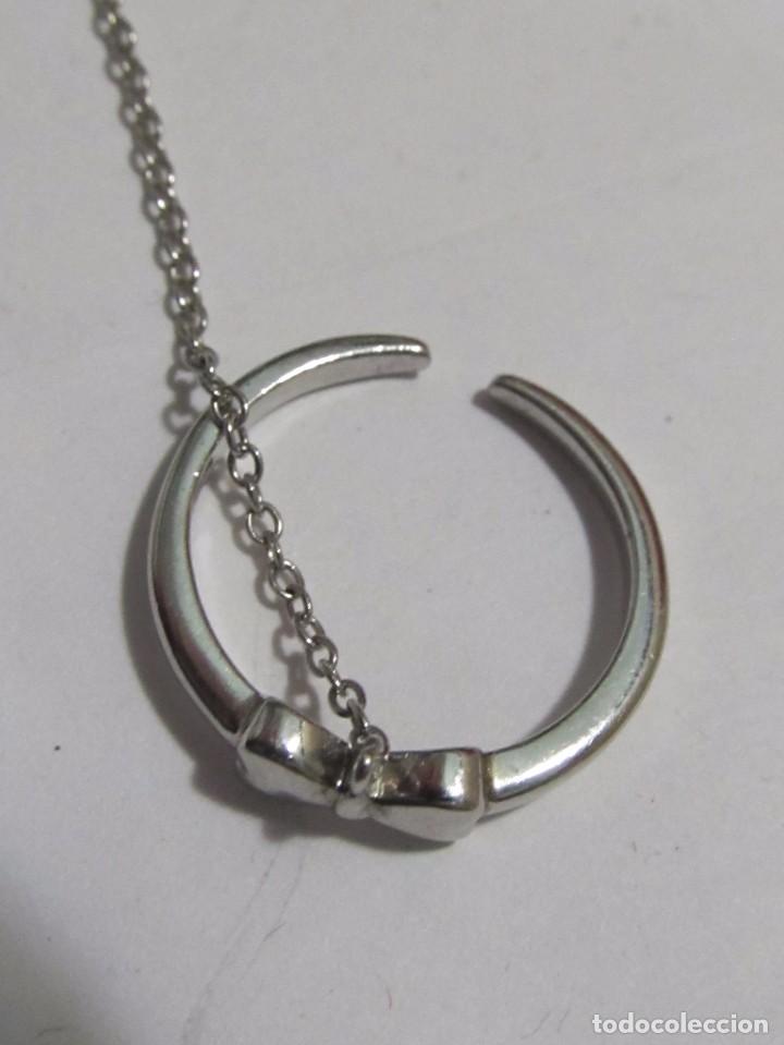 Joyeria: PULSERA DE MANO DE PLATA CON SORTIJA Y ZIRCONITAS - Foto 3