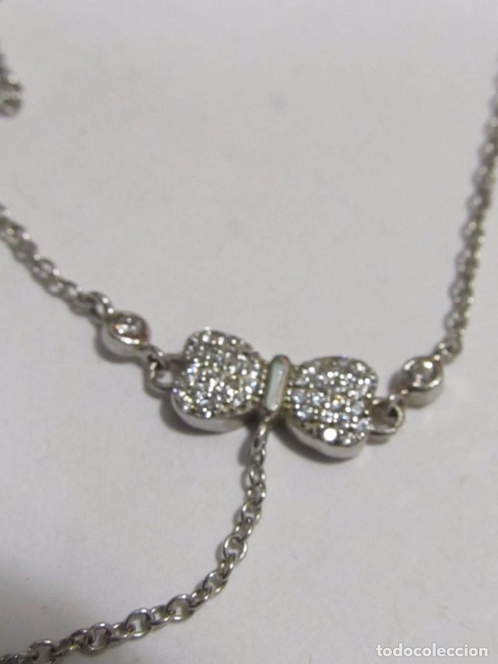 Joyeria: PULSERA DE MANO DE PLATA CON SORTIJA Y ZIRCONITAS - Foto 4