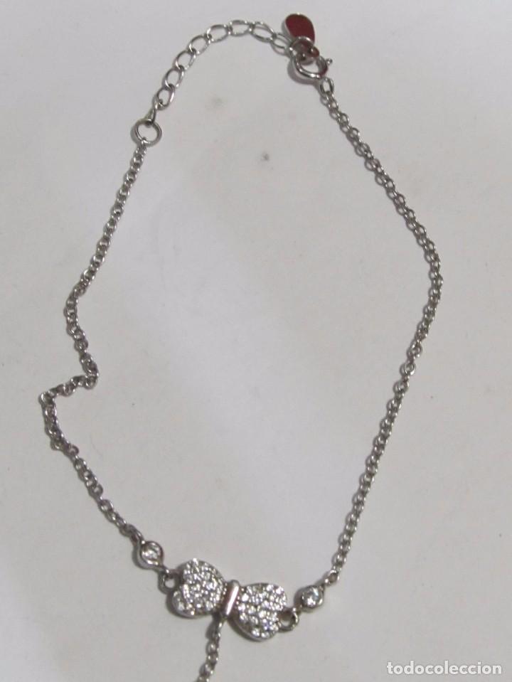 Joyeria: PULSERA DE MANO DE PLATA CON SORTIJA Y ZIRCONITAS - Foto 5