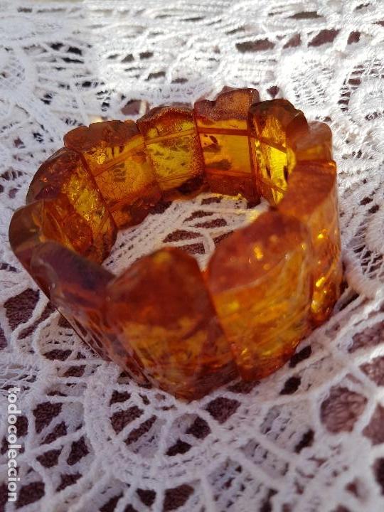 Joyeria: Espectacular brazalete de ambar baltico - Foto 4