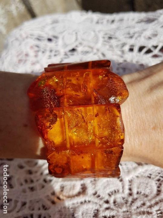 Joyeria: Espectacular brazalete de ambar baltico - Foto 11