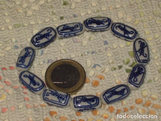 Joyeria: PULSERA ORIENTAL DE OPALINA O PORCELANA. - Foto 5