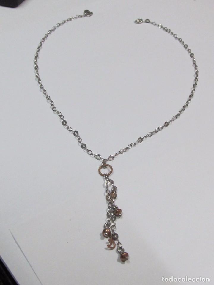 Joyeria: CADENA DE PLATA DE 40 cm. CON COLGANTES - Foto 1