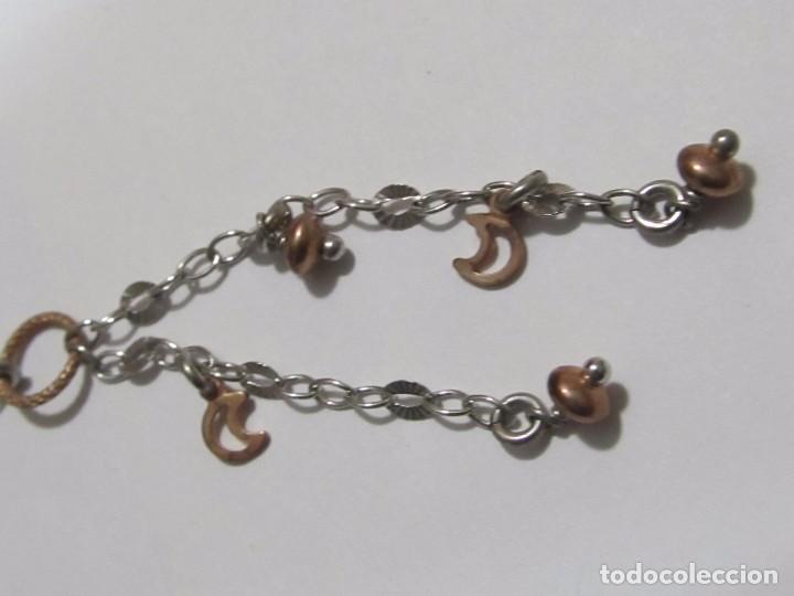 Joyeria: CADENA DE PLATA DE 40 cm. CON COLGANTES - Foto 2