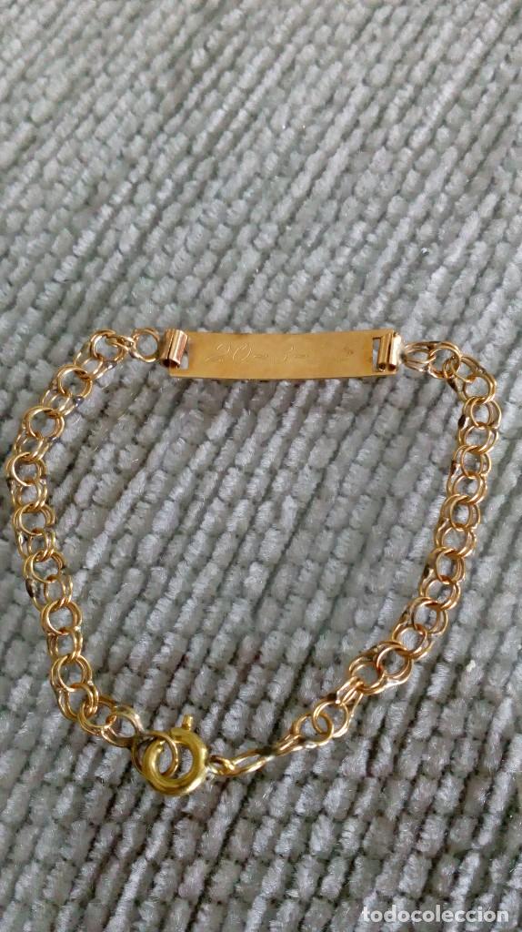 Joyeria: Pulsera esclava de oro de beb&eacute; - Foto 2