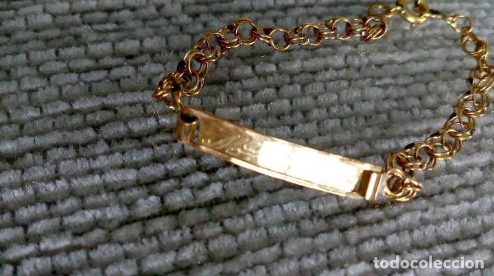 Joyeria: Pulsera esclava de oro de beb&eacute; - Foto 3