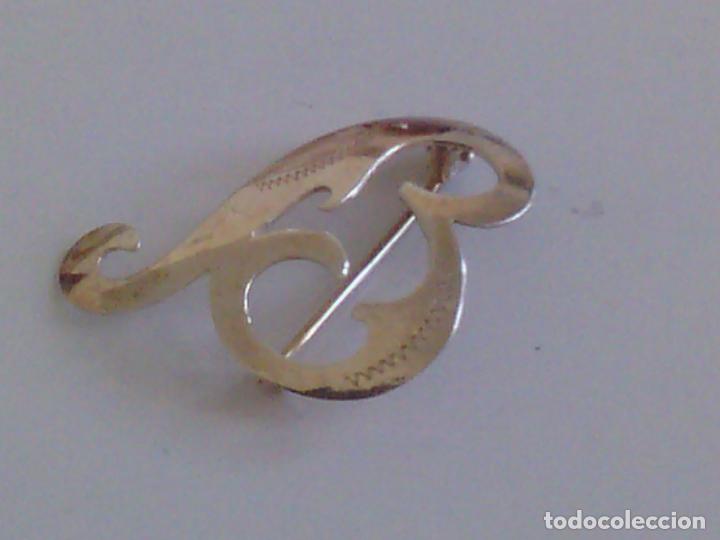 Joyeria: Broche letra B en 800 plata - Foto 1