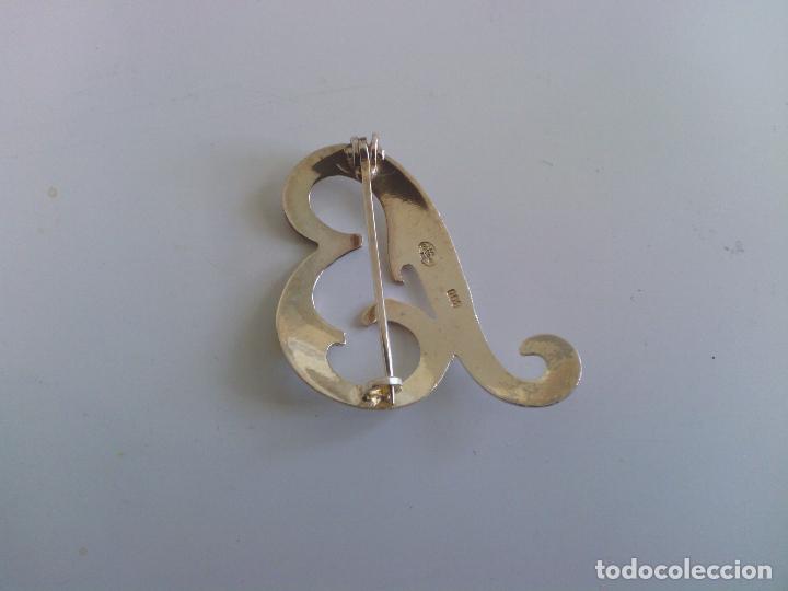 Joyeria: Broche letra B en 800 plata - Foto 5