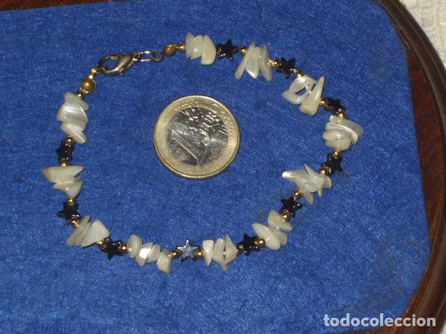 Joyeria: PULSERA DE NACAR Y ESTRELLAS. - Foto 1