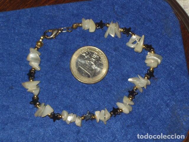 Joyeria: PULSERA DE NACAR Y ESTRELLAS. - Foto 2