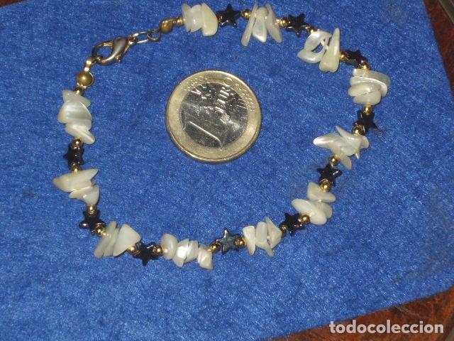 Joyeria: PULSERA DE NACAR Y ESTRELLAS. - Foto 3