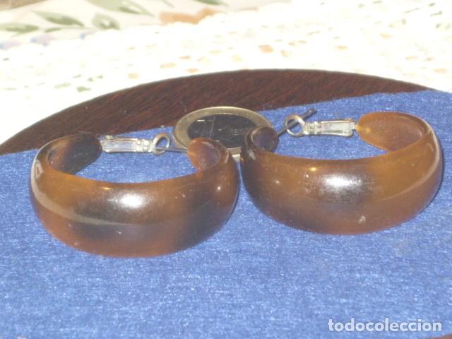 Joyeria: PENDIENTES DE SIMIL CAREY,A&Ntilde;OS 60-70. - Foto 2