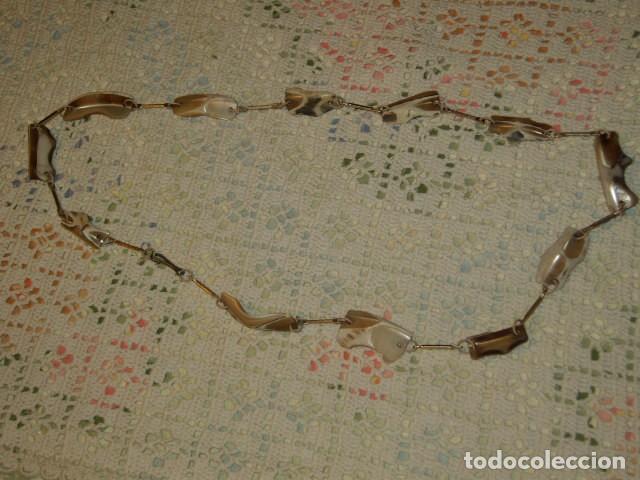 Joyeria: ANTIGUO COLLAR DE NACAR,MADRE PERLA. - Foto 2