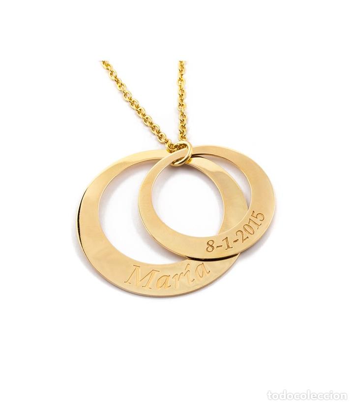 Joyeria: Collar Arc En Plata ba&ntilde;ada en oro de 18 kts - Foto 1
