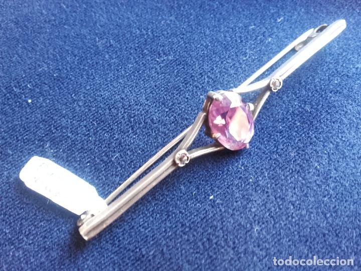 Joyeria: Broche de plata y amatista - Foto 2