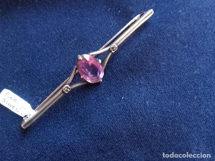 Joyeria: Broche de plata y amatista - Foto 3