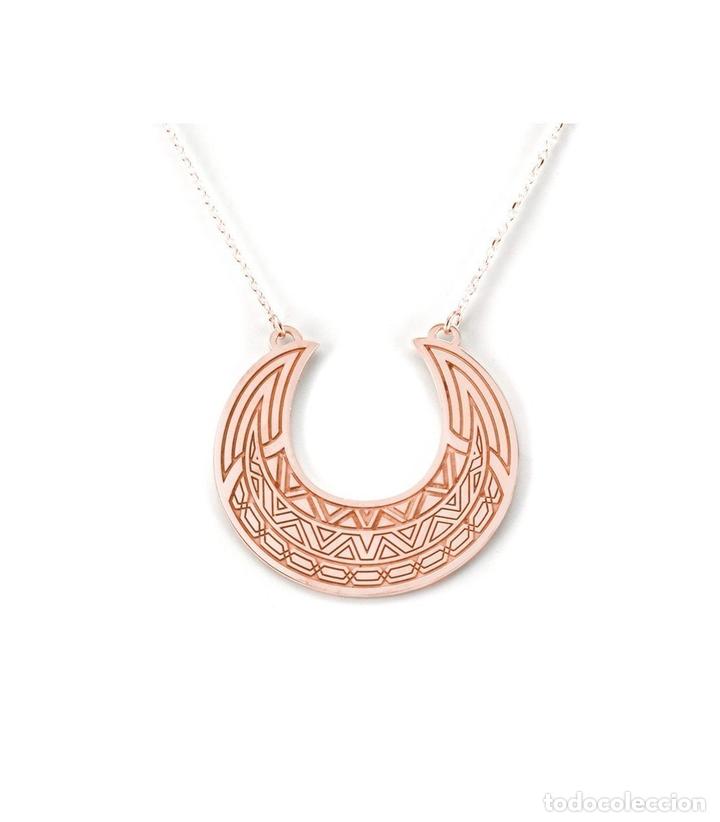 Joyeria: Colgante Moon plata oro rosa - Foto 1
