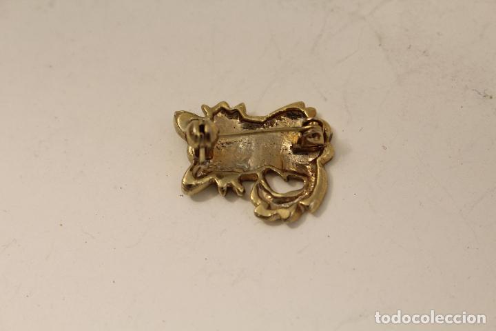 Joyeria: broche con gato en plata dorada - Foto 3
