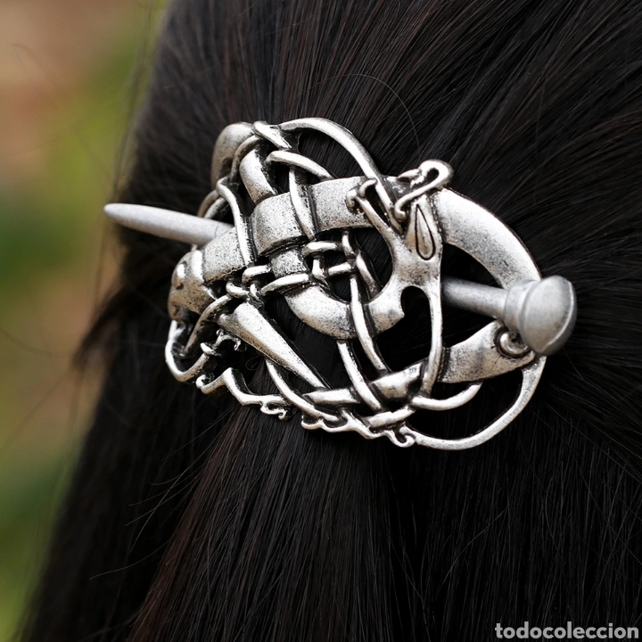 Joyeria: Broche de pelo vikingo o celta - Foto 2