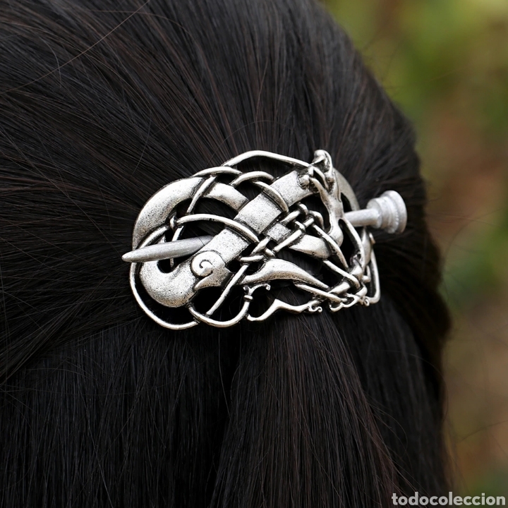 Joyeria: Broche de pelo vikingo o celta - Foto 3