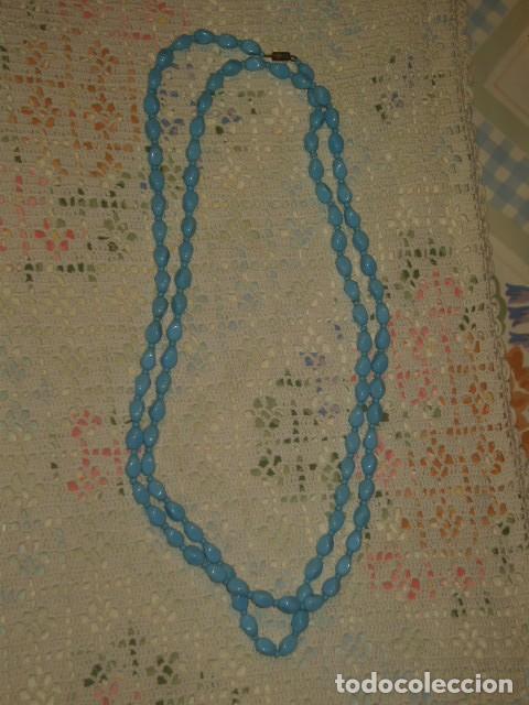 Joyeria: COLLAR 2 VUELTAS OPALINA AZUL. - Foto 3