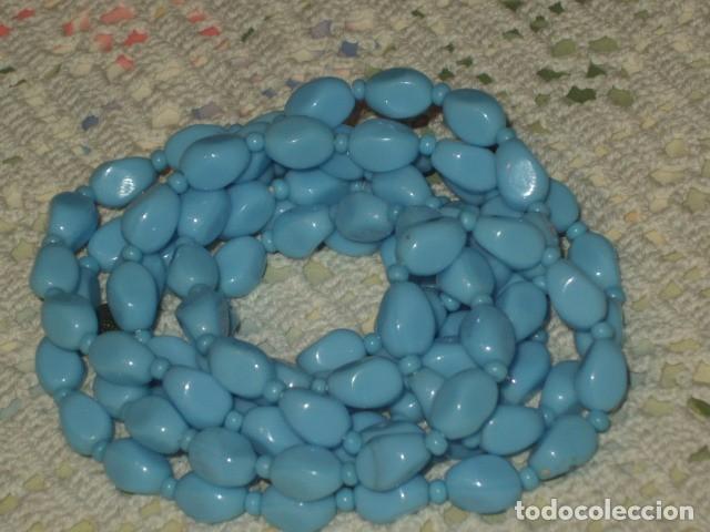 Joyeria: COLLAR 2 VUELTAS OPALINA AZUL. - Foto 4
