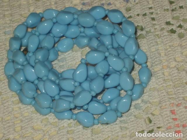 Joyeria: COLLAR 2 VUELTAS OPALINA AZUL. - Foto 5