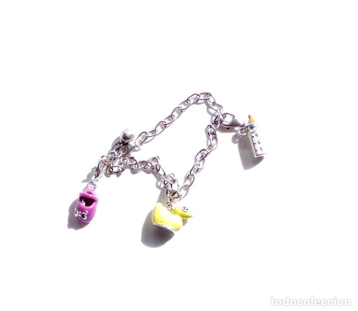 Joyeria: PULSERA DE PLATA DE LEY CON COLGANTITOS PARA BEBE - Foto 3