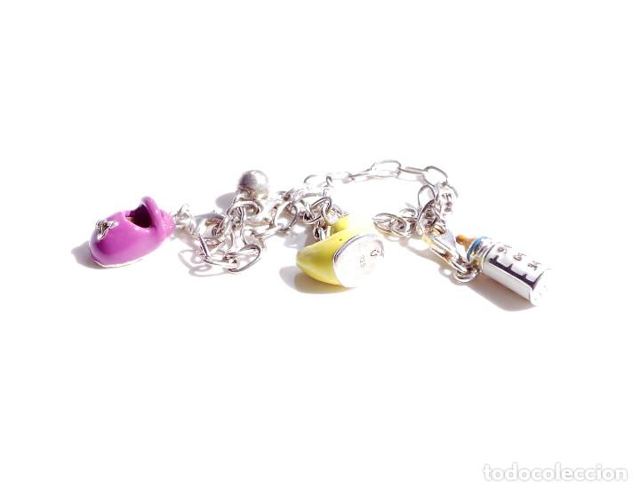 Joyeria: PULSERA DE PLATA DE LEY CON COLGANTITOS PARA BEBE - Foto 4
