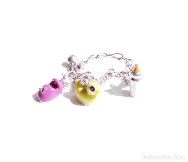 Joyeria: PULSERA DE PLATA DE LEY CON COLGANTITOS PARA BEBE - Foto 6