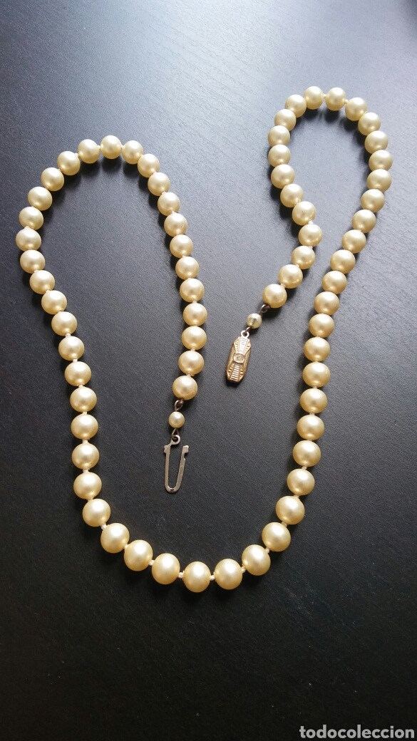 Joyeria: Collar perlas de cultivo - vintage - Foto 4