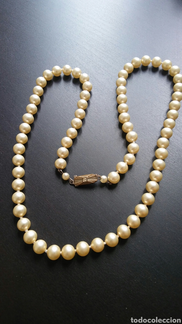 Joyeria: Collar perlas de cultivo - vintage - Foto 3