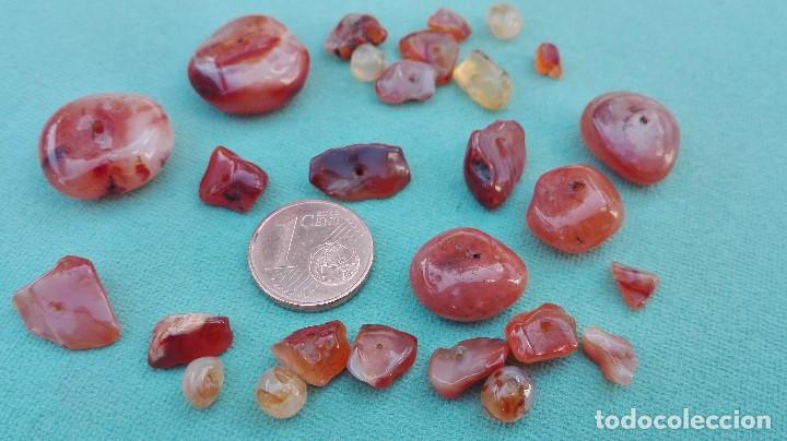Joyeria: Lote de cuentas cornalinas , para pulsera o collar - Foto 2