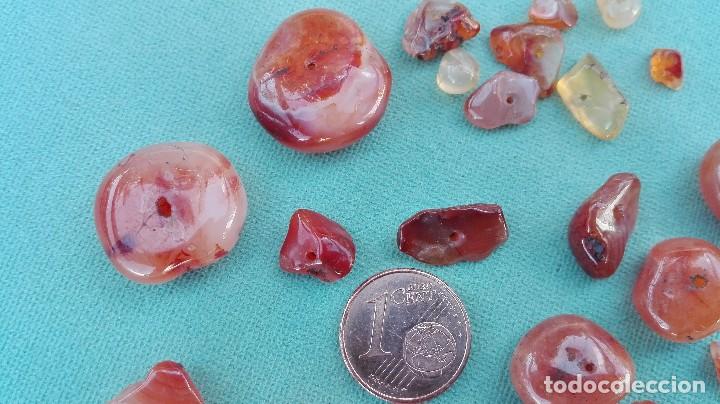 Joyeria: Lote de cuentas cornalinas , para pulsera o collar - Foto 3