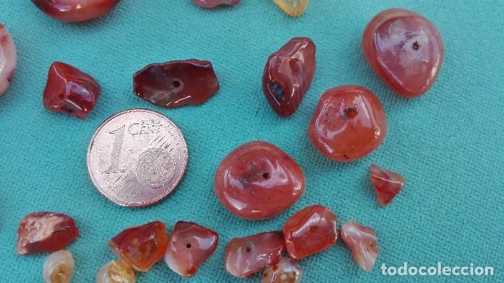 Joyeria: Lote de cuentas cornalinas , para pulsera o collar - Foto 4