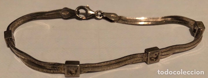 Joyeria: Preciosa pulsera de plata contrastada - Foto 1