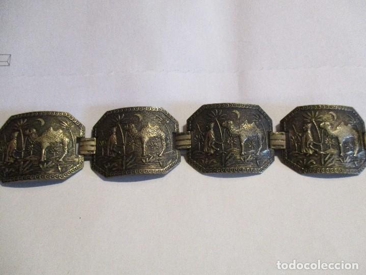Joyeria: brazalete pulsera art deco metal - Foto 1