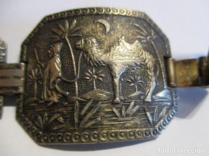 Joyeria: brazalete pulsera art deco metal - Foto 2