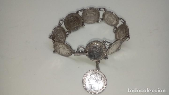 Joyeria: PULSERA DE MONEDAS VENEZOLANAS DE PLATA - Foto 4